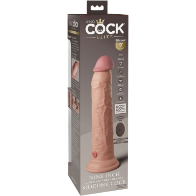 Realistischer Vibrator Mit Fernbedienung 23cm | King Cock