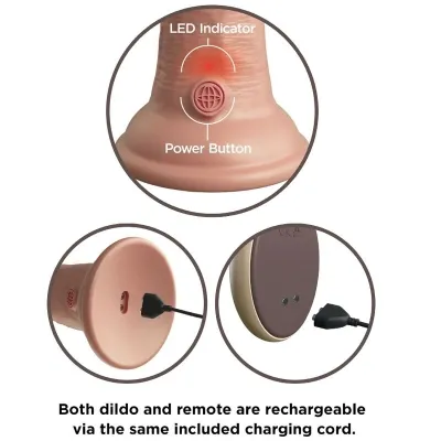 Realistischer Vibrator Mit Fernbedienung 23cm – King Cock