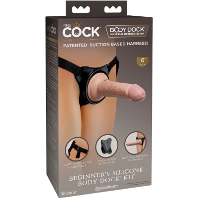 Verstellbares Gurt Für Anfänger Mit Dildo 15,2cm | King Cock