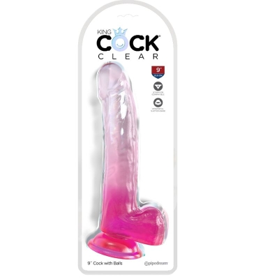 Dildo Mit Hoden 20,3cm Rosa | King Cock