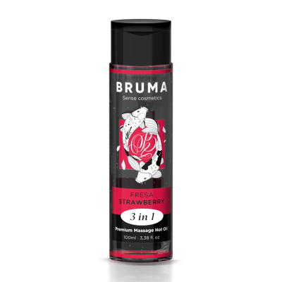 Premium Massageöl Erdbeere 3 In 1 100ml | Bruma