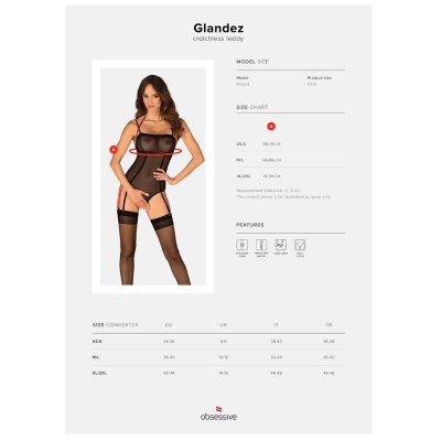 Glandez Schrittloser Teddy XL/XXL | Obsessive