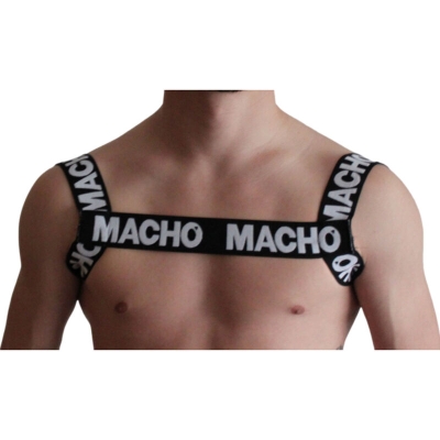 Doppeltes Schwarzes Geschirr | Macho