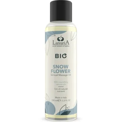 Bio Snow Flower Massageöl 100ml – Intimateline Luxuria