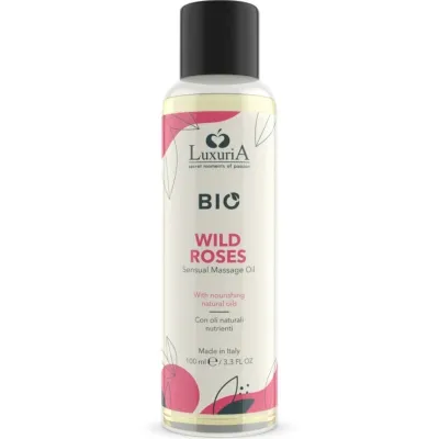 Bio Wild Roses Massageöl 100ml – Intimateline Luxuria