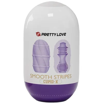 Glattes Streifen Cupid Masturbator Ei – Pretty Love