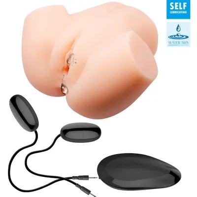 Realistic vaginal and anal dual vibration