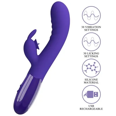 Cerberus Youth Violet Rabbit Vibrator – Pretty Love