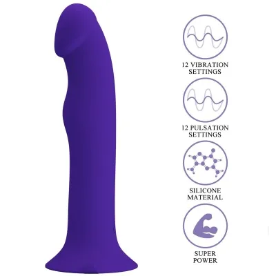 Murray Youth Vibrating Dildo Violet | Pretty Love