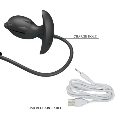 Inflatable, Rechargeable Dolphin Anal Plug – Pretty Love