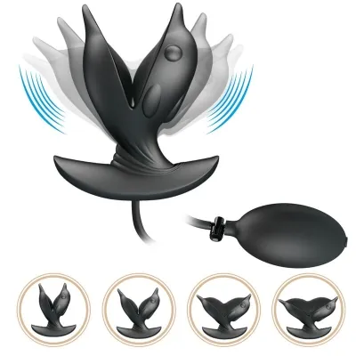Inflatable, Rechargeable Dolphin Anal Plug – Pretty Love