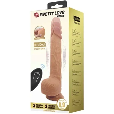 Tommy Realistic Dildo Vibrator 22.5cm | Pretty Love