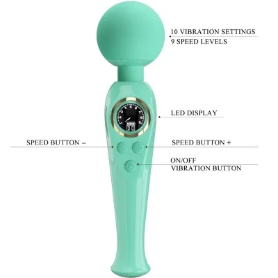 Skyler Green Wand Vibrator – Pretty Love