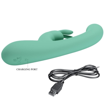 Lamar Rabbitvibrator Grün | Pretty Love