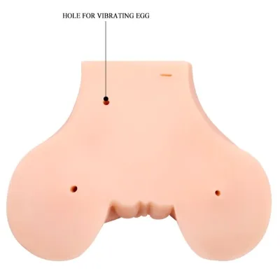 Vagina and Anus Masturbator with Vibration – Crazy Bull
