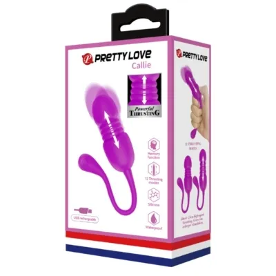 Callie Purple Wiederaufladbares Vibrations Ei – Pretty Love
