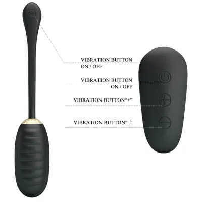 Doreen Luxury Vibrations Egg Black – Pretty Love