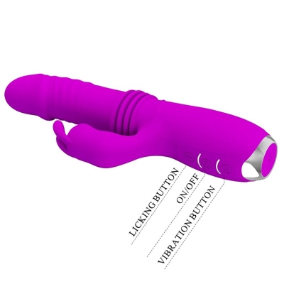 Dorothy Purple Wiederaufladbarer Kaninchenvibrator | Pretty Love