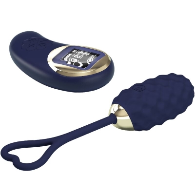 Vivian Blue Vibrations Ei Mit Fernbedienung | Pretty Love