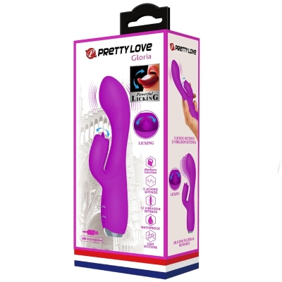 Gloria Rabbitvibrator Wasserdicht Lila | Pretty Love