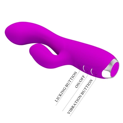 Gloria Rabbitvibrator Wasserdicht Lila | Pretty Love