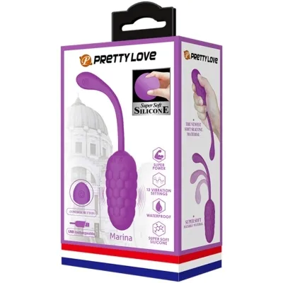 Vibrierendes Ei Mit Lila Meerestextur – Pretty Love