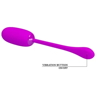 Julius Wasserdichtes Vibrationsei Lila – Pretty Love