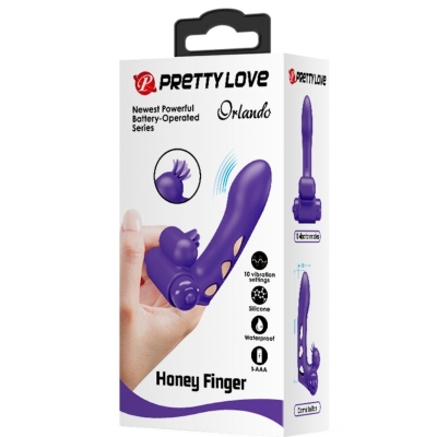 Orlando Purple Vibrator Fingerhülle | Pretty Love