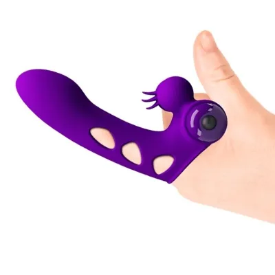 Orlando Purple Vibrator Finger Cover – Pretty Love