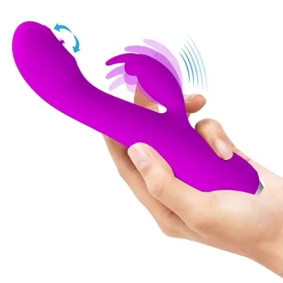 Rachel Vibrator with Suction Cup Purple | Pretty Love