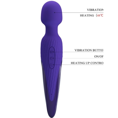 Antony Youth Wand Vibrator Violet Wärmeeffekt | Pretty Love