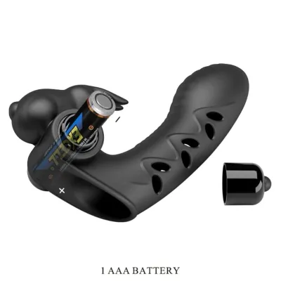 Vance Black Rabbit Vibrator Fingerabdeckung – Pretty Love
