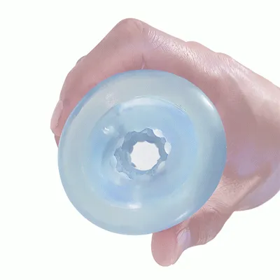 Small Masturbator with Blue Spirals – Pretty Love