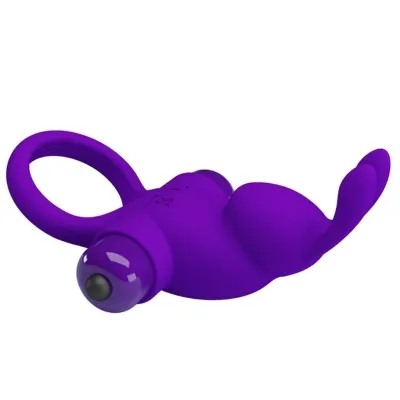 Rabbit Vibrator Ring for Purple Penis – Pretty Love
