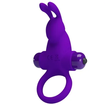 Rabbit Vibrator Ring for Purple Penis – Pretty Love