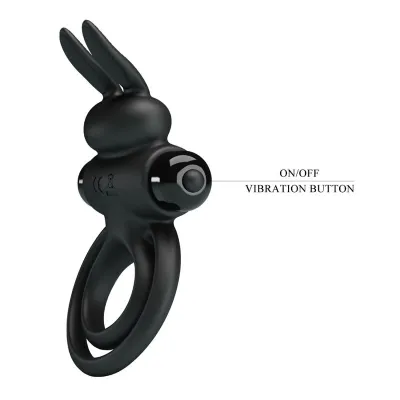 Vibrator III Rabbit Ring for Black Penis – Pretty Love