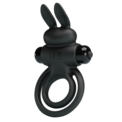 Vibrator Iii Kaninchenring Für Schwarzen Penis | Pretty Love