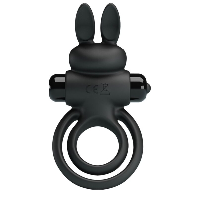 Vibrator Iii Kaninchenring Für Schwarzen Penis | Pretty Love