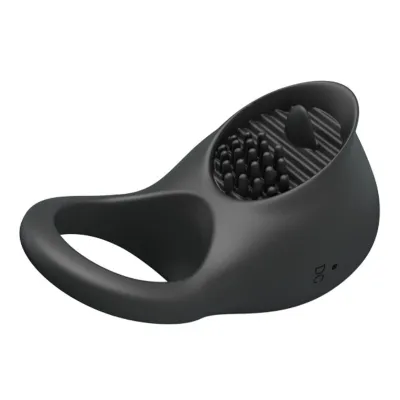 Vibrating Penis Ring with Black Tongue – Pretty Love