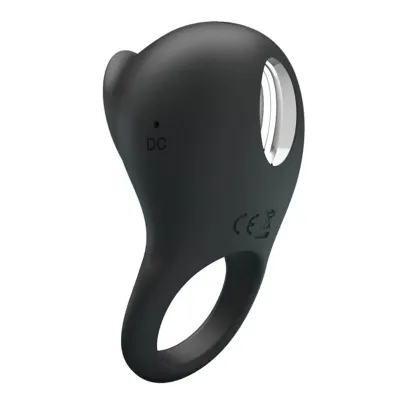Vibrating Penis Ring with Black Tongue – Pretty Love