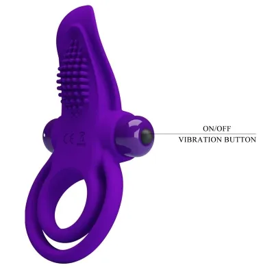 Purple Vibrating Cock Ring – Pretty Love