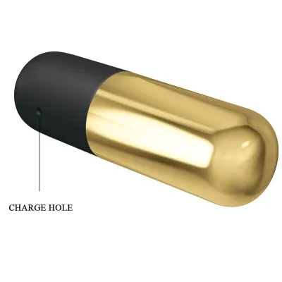 Goldener Wiederaufladbarer Kugelvibrator – Pretty Love