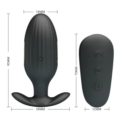 Kelly Plug Anal Vibrator Black – Pretty Love