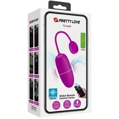 Vibrating Nymph Egg, App Controlled, Purple – Pretty Love