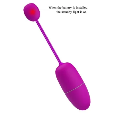 Vibrating Nymph Egg, App Controlled, Purple – Pretty Love