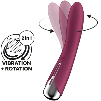 Spinning Vibe 1 G-Spot Rotator Vibrator Rot – Satisfyer