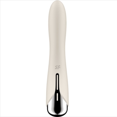Spinning Vibe 1 G-Spot Beige Rotator Vibrator | Satisfyer