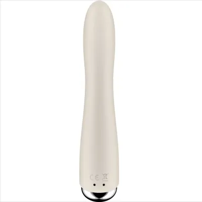 Spinning Vibe 1 G-Spot Beige Rotator Vibrator – Satisfyer