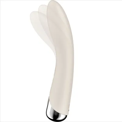 Spinning Vibe 1 G-Spot Beige Rotator Vibrator – Satisfyer
