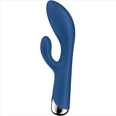 Spinning Rabbit 1 Clitoral and G-Spot Stimulator Blue | Satisfyer